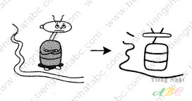 cách nhớ hán tự từ ĐẠO ( 道)